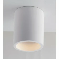 Luce Design Plafonnier Luce-Design Banjie peut être peint avec de la peinture ordinaire, Blanc, 1 lumière* Plafonniers