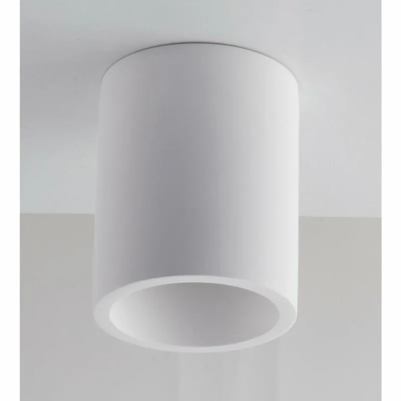 Luce Design Plafonnier Luce-Design Banjie peut être peint avec de la peinture ordinaire, Blanc, 1 lumière* Plafonniers