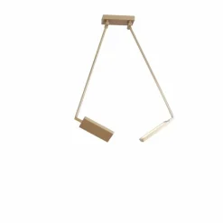 Lampes Dorées-Luce Design Plafonnier Luce-Design Book LED Or, 2 lumières