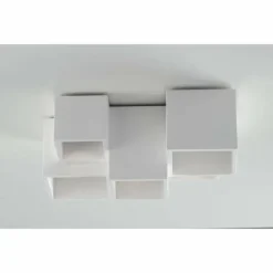 Luce Design Plafonnier Luce-Design Foster peut être peint avec de la peinture ordinaire, Blanc, 5 lumières* Plafonniers
