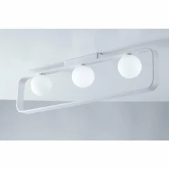 Luce Design Plafonnier Luce-Design Roxy Blanc, 3 lumières