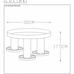 Luminaires Lucide Plafonnier Lucide ANAKA Noir, 3 lumières* Plafonniers