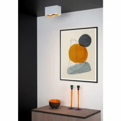 Luminaires Lucide Plafonnier Lucide BIDO Cuivre, Blanc, 2 lumières* Plafonniers