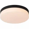 Luminaires Lucide Plafonnier Lucide BISKIT LED Noir, 1 lumière, Détecteur de mouvement* Éclairage Led