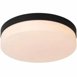 Luminaires Lucide Plafonnier Lucide BISKIT LED Noir, 1 lumière, Détecteur de mouvement* Éclairage Led