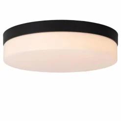 Luminaires Lucide Plafonnier Lucide BISKIT LED Noir, 1 lumière, Détecteur de mouvement* Éclairage Led
