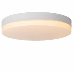 Luminaires Lucide Plafonnier Lucide BISKIT LED Blanc, 1 lumière, Détecteur de mouvement* Éclairage Led