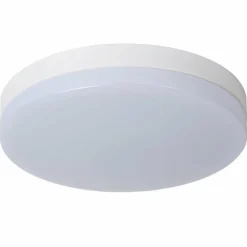 Luminaires Lucide Plafonnier Lucide BISKIT LED Blanc, 1 lumière, Détecteur de mouvement* Éclairage Led