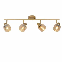 Luminaires Lucide Plafonnier Lucide BJORN Or, Laiton, 4 lumières