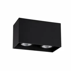 Luminaires Lucide Plafonnier Lucide BODI Noir, 2 lumières* Plafonniers