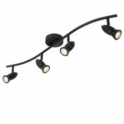 Luminaires Lucide Plafonnier Lucide CARO Noir, 4 lumières* Spots Et Projecteurs