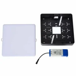 Luminaires Rustiques-Luminaires Lucide Plafonnier Lucide CERES-LED Noir, 1 lumière