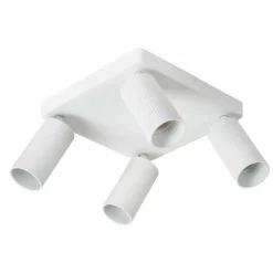 Luminaires Lucide Plafonnier Lucide CLUBS Blanc, 4 lumières* Spots Et Projecteurs