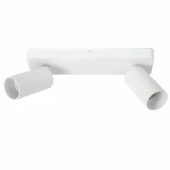 Luminaires Lucide Plafonnier Lucide CLUBS Blanc, 2 lumières* Spots Et Projecteurs