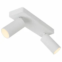 Luminaires Lucide Plafonnier Lucide CLUBS Blanc, 2 lumières* Spots Et Projecteurs