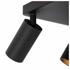 Luminaires Lucide Plafonnier Lucide CLUBS Noir, 4 lumières* Spots Et Projecteurs
