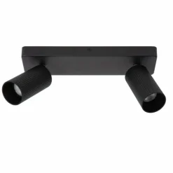 Luminaires Lucide Plafonnier Lucide CLUBS Noir, 2 lumières* Spots Et Projecteurs