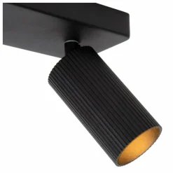 Luminaires Lucide Plafonnier Lucide CLUBS Noir, 2 lumières* Spots Et Projecteurs