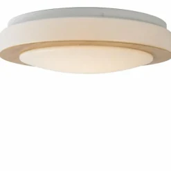Lampes En Bois-Luminaires Lucide Plafonnier Lucide DIMY LED Bois foncé, 1 lumière