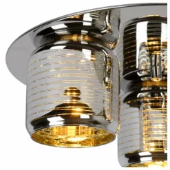 Luminaires Lucide Plafonnier Lucide ERYN Chrome, 3 lumières