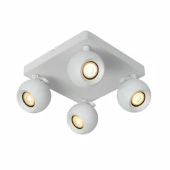 Luminaires Lucide Plafonnier Lucide FAVORI Blanc, 4 lumières* Plafonniers