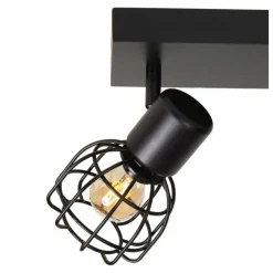Luminaires Lucide Plafonnier Lucide FILOX Noir, 2 lumières* Spots Et Projecteurs