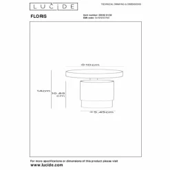 Lampes Dorées-Luminaires Lucide Plafonnier Lucide FLORIS Or, Laiton, Noir, 1 lumière