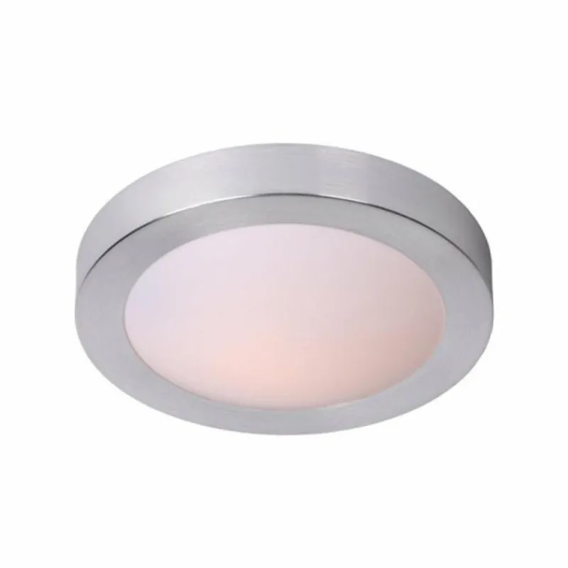 Luminaires Rustiques-Luminaires Lucide Plafonnier Lucide FRESH Nickel mat, 2 lumières