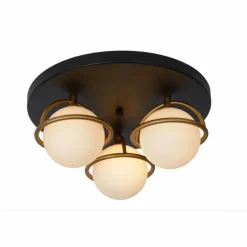 Luminaires Lucide Plafonnier Lucide ISOBEL Noir, 3 lumières