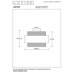 Luminaires Scandinaves-Luminaires Lucide Plafonnier Lucide JAVOR Vert, 1 lumière