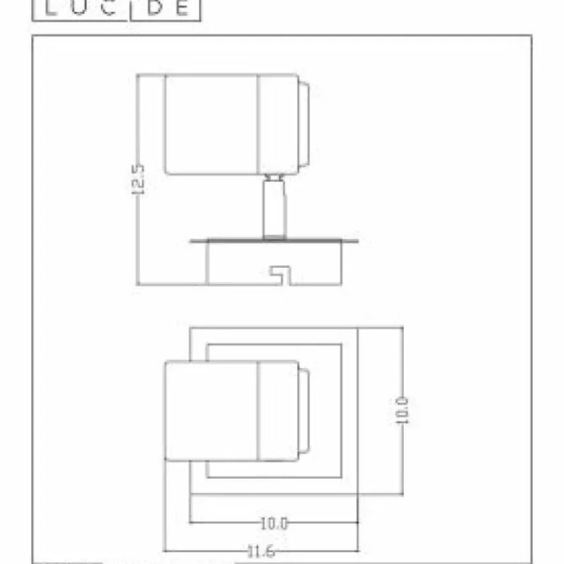 Lampes Industrielles-Luminaires Lucide Plafonnier Lucide LENNERT LED Noir, 1 lumière