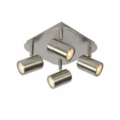 Lampes Industrielles-Luminaires Lucide Plafonnier Lucide LENNERT LED Chrome, 4 lumières