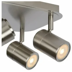 Lampes Industrielles-Luminaires Lucide Plafonnier Lucide LENNERT LED Chrome, 4 lumières