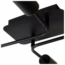 Lampes Vintages & Rétros-Luminaires Lucide Plafonnier Lucide LESTER Noir, 4 lumières