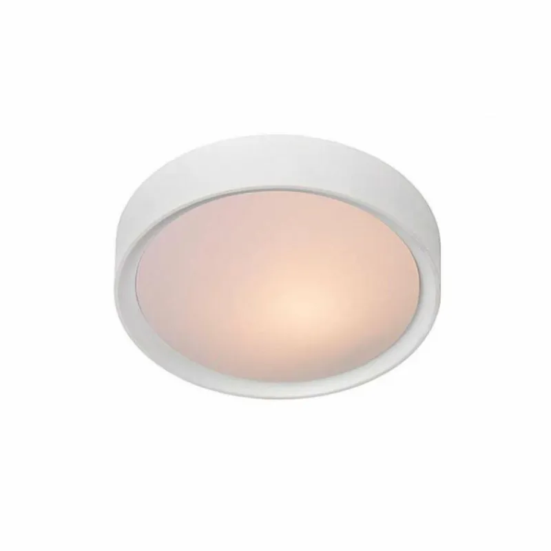 Luminaires Rustiques-Luminaires Lucide Plafonnier Lucide LEX Blanc, 1 lumière