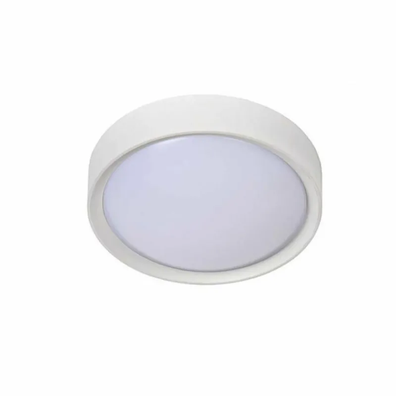 Luminaires Rustiques-Luminaires Lucide Plafonnier Lucide LEX Blanc, 1 lumière