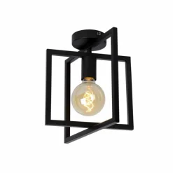 Luminaires Lucide Plafonnier Lucide LUUK Noir, 1 lumière* Plafonniers