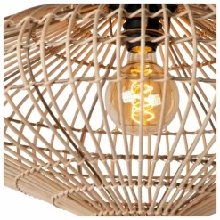 Style Boho-Chic-Luminaires Lucide Plafonnier Lucide MAGALI Noir, 1 lumière