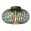 Lampes Vintages & Rétros-Luminaires Lucide Plafonnier Lucide MANUELA Vert, 1 lumière