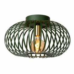 Lampes Vintages & Rétros-Luminaires Lucide Plafonnier Lucide MANUELA Vert, 1 lumière