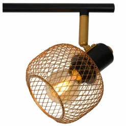 Lampes Dorées-Luminaires Lucide Plafonnier Lucide MAREN Or, Laiton, Noir, 4 lumières