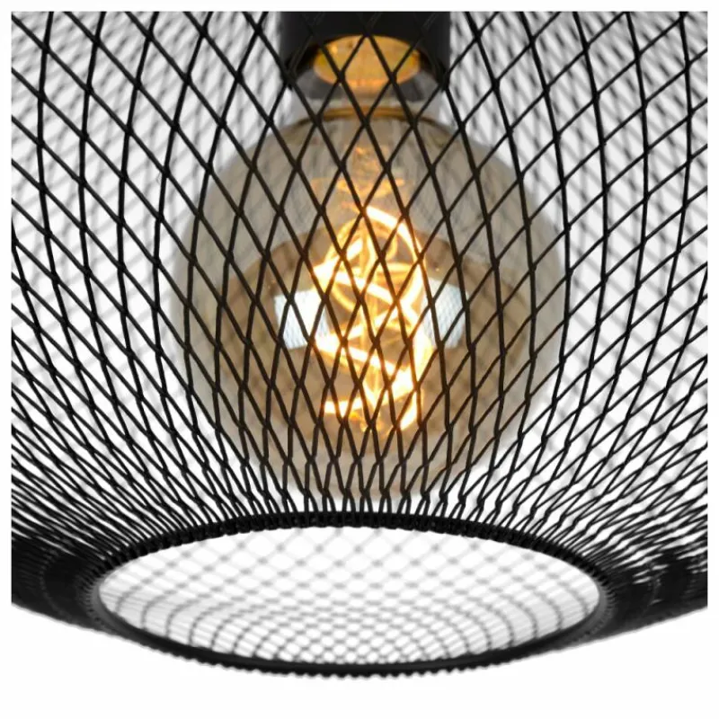 Luminaires Lucide Plafonnier Lucide MESH Noir, 1 lumière* Plafonniers