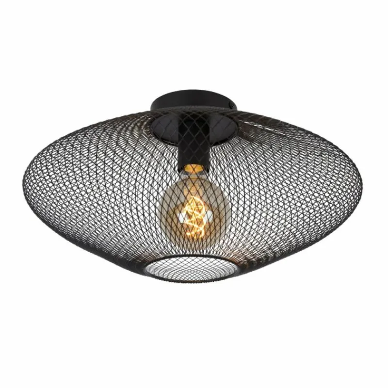 Luminaires Lucide Plafonnier Lucide MESH Noir, 1 lumière* Plafonniers