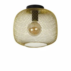 Lampes Dorées-Luminaires Lucide Plafonnier Lucide MESH Or, 1 lumière