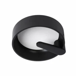 Luminaires Scandinaves-Luminaires Lucide Plafonnier Lucide MIAMI LED Noir, 1 lumière