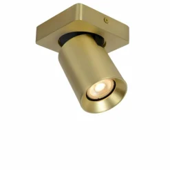 Lampes Dorées-Luminaires Lucide Plafonnier Lucide NIGEL LED Or, Laiton, 1 lumière