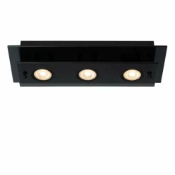 Luminaires Lucide Plafonnier Lucide OKNO Noir, 3 lumières