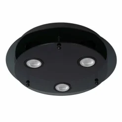 Luminaires Lucide Plafonnier Lucide OKNO Noir, 3 lumières