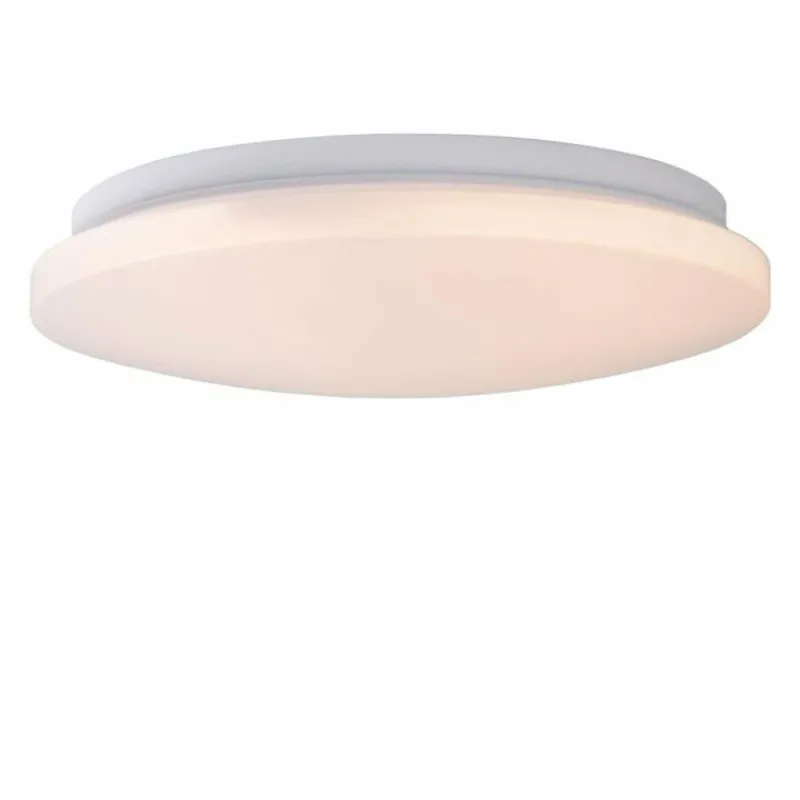 Luminaires Rustiques-Luminaires Lucide Plafonnier Lucide OTIS LED Blanc, 1 lumière