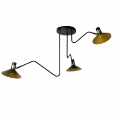 Luminaires Lucide Plafonnier Lucide PEPIJN Noir, 3 lumières* Plafonniers